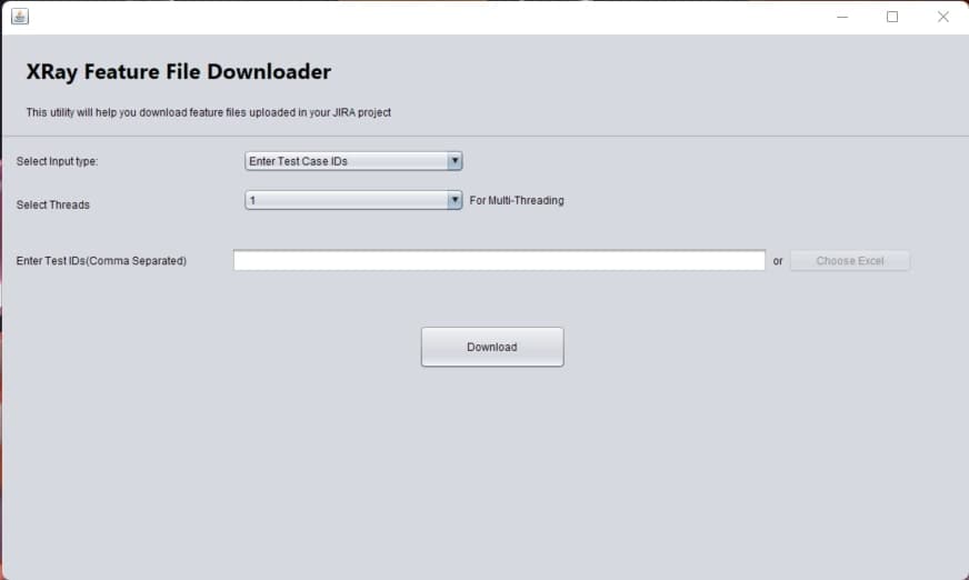 XRay Cucumber Feature Downloader